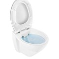 Подвесной унитаз Sanindusa Cetus 52 Rimfree с крышкой, Белый