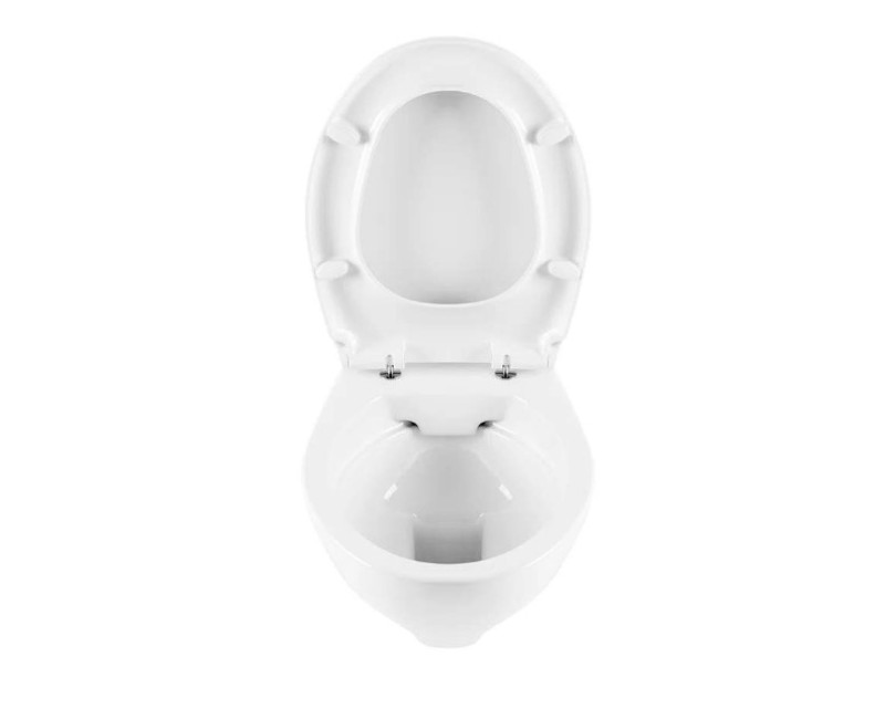 Подвесной унитаз Sanindusa Cetus 52 Rimfree с крышкой, Белый