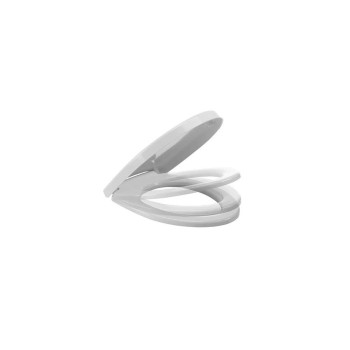 Piekaramais Tualetes Pods Sanindusa Cetus 48 Rimfree ar Soft Close easyclip vāku, Balts
