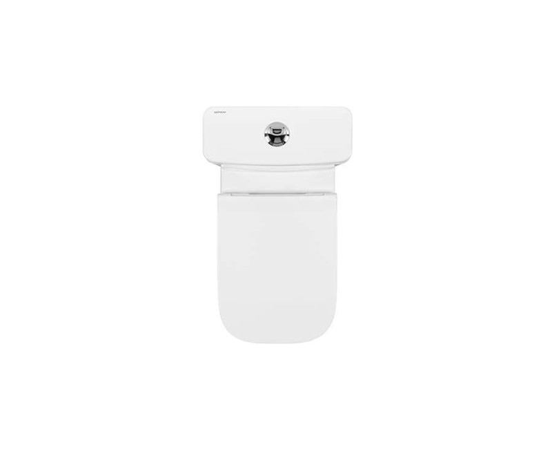 Tualetes pods Sanindusa Look Rimfree ar Soft Close Easyclip vāku, Balts