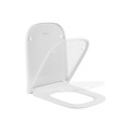 Piekaramais Tualetes Pods Sanindusa Look Rimfree ar Soft Close Easyclip Slim vāku, Balts