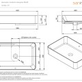 Раковина для ванной Sanindusa Sanlife 60х40см Белый