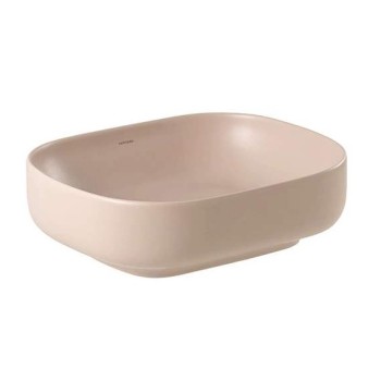 Vonios kambario kriauklė Sanindusa Sanibold 48x40cm Taupe matinė