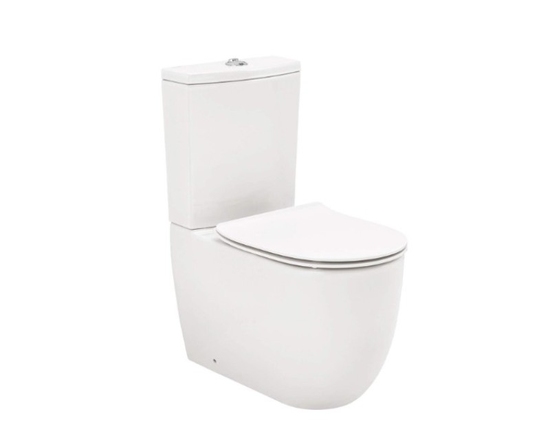 Унитаз Sanindusa Sanibold Rimfree с крышкой Soft Close Easyclip, Белый