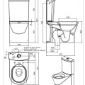 Унитаз Sanindusa Urb.y Rimfree с крышкой Soft Close Easyclip, Белый