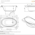 Ванна Sanindusa Babybath 80x45см Белый