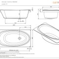 Vanna Sanindusa Babybath 100x52cm Balta