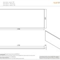 Vannas panelis Sanindusa Urb.y 180cm