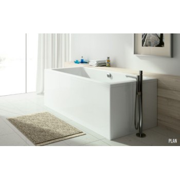 Vanna Sanindusa Plan Akrila 190x90cm Balta