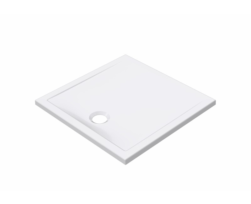 Sanindusa StepIn dušo padėklas, 80x80x3.5 cm, keramika, balta, 107520004