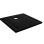 Dušas paliktnis Sanindusa StepIn Anti-Slip, 80x80x3.5 cm, keramika, melns, 107520064AD