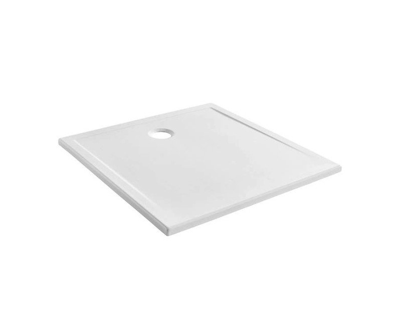 Dušo padėklas Sanindusa StepIn, 90x90x3 cm, keramika, balta, 107530004