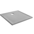 Dušas paliktnis Sanindusa StepIn Anti-Slip, 90x90x3 cm, keramika, pelēks, 107530034AD