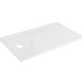 Dušas paliktnis Sanindusa StepIn Anti-Slip, 120x80x3 cm, keramika, balts, 107552004AD