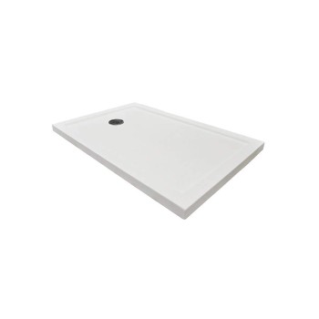 Душевой поддон Sanindusa Selenium, 100x80x5 см, Каменная масса, белый, 9210008040