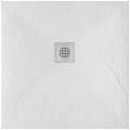 Душевой поддон Sanindusa Marina, 100x100x2,8 см, Каменная масса, белый, 9510010010