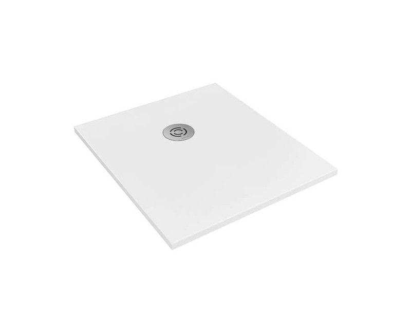 Душевой поддон Sanindusa Marina Plus, 100x80x3 см, Каменная масса, белый, 9610008000
