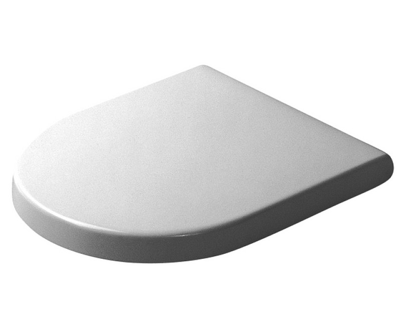 Tualeto dangtis Duravit Starck 3, QR/Soft Close, baltas