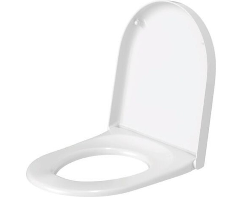 Tualeto dangtis Duravit Starck 3, QR/Soft Close, baltas