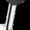 Dušo komplektas Hansgrohe Pulsify 105 1jet su laikikliu ir dušo žarna 1250mm, chromas