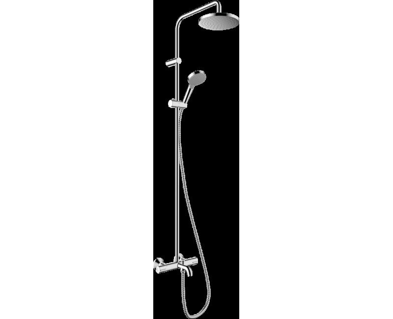 Dušas sistēma Hansgrohe Vernis Blend 200 1 jet ar vannas termostatu, hroms