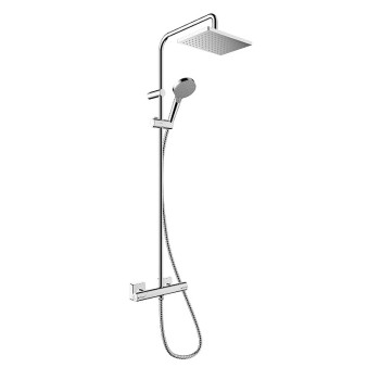 Dušas sistēma Hansgrohe Vernis Shape 230 I, ar termostatu Hromēta
