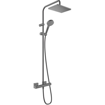 Dušo sistema Hansgrohe Vernis Shape 230 I, su termostatu matinė juoda
