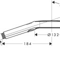 Dušo galvutė Hansgrohe Rainfinity 130 3jet, chromas