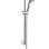 Dušas komplekts Hansgrohe Crometta 85 Mono/Unica'Crometta 0.65m, hroms