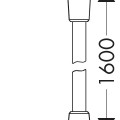 Dušas šļūtene Hansgrohe Isiflex 1.6m, bronza