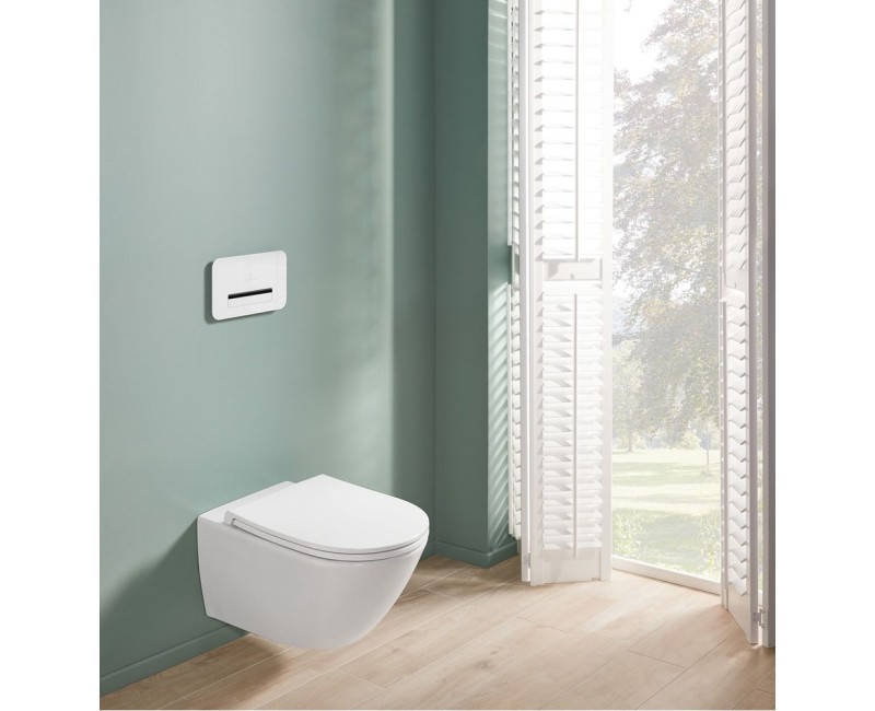 Piekaramais tualetes pods Villeroy&Boch Universo TwistFlush, balts