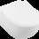 Pakabinamas tualeto puodas Villeroy & Boch Subway 2.0 komplektas, su DirectFlush, baltas, CeramicPlus, su dangčiu
