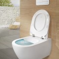 Pakabinamas tualeto puodas Villeroy & Boch Subway 2.0 komplektas, su DirectFlush, baltas, CeramicPlus, su dangčiu