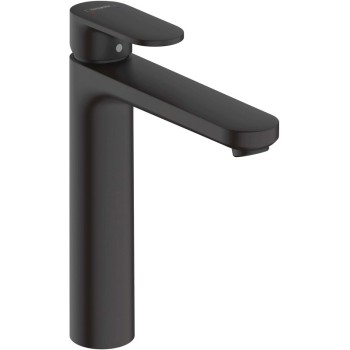 Hansgrohe Vernis Blend 190 vonios kriauklės maišytuvas su pop-up, matinė juoda