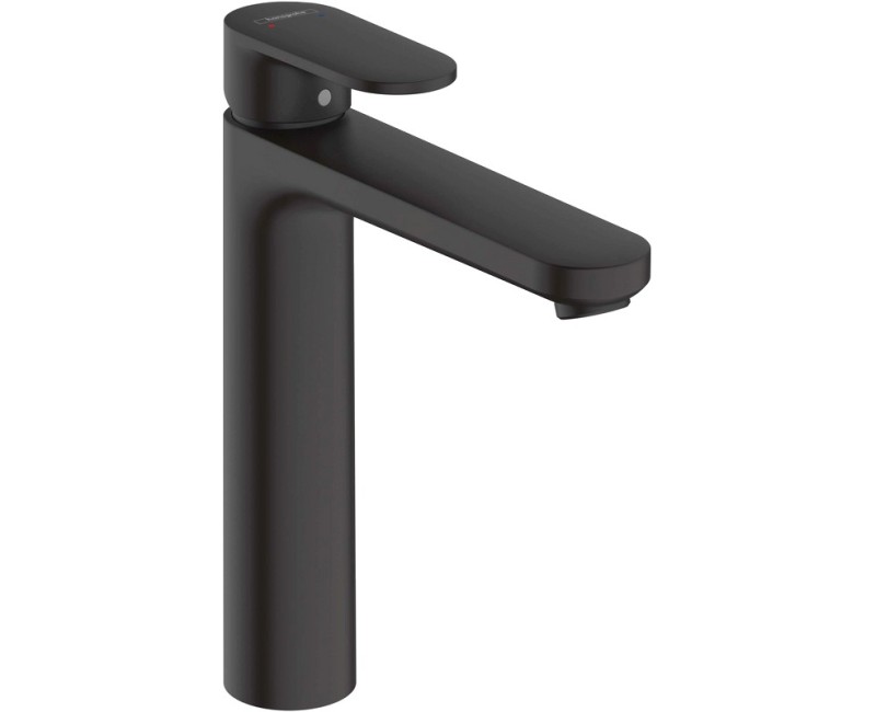 Hansgrohe Vernis Blend 190 vonios kriauklės maišytuvas su pop-up, matinė juoda