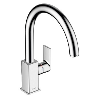 Virtuvės kranas Hansgrohe Vernis Shape M35 210, su pasukamu snapu, chromas