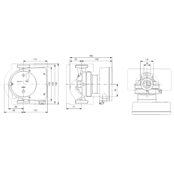Cirkulācijas Sūknis Grundfos MAGNA1 25-100 180 (99221214) 119387