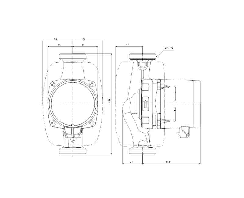Cirkulācijas sūknis Grundfos ALPHA2 25-40 N 180