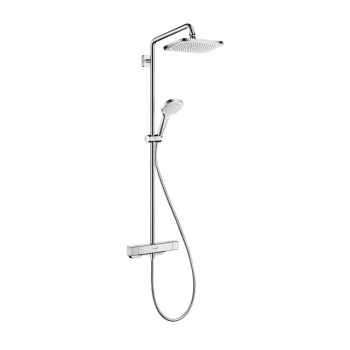 Dušas sistēma Hansgrohe Croma E 280 1jet ar termostatu, Hromēta
