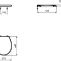 Крышка Ideal Standard Contour 21 сиденье для унитаза