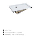 OMNIRES BROOKLYN акриловый душевой поддон, 90 x 90 см