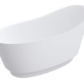 Vonia Omnires NEO M+, akmens masės, pastatoma, su aukšta nugaros atrama, 158 × 72 cm, be perpildymo, matinė balta, NEO158SWWBM