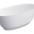 Vonia Omnires NEO M+, akmens masės, laisvai pastatoma, 158 × 72 cm, be perpildymo, blizgi balta, NEO158WWBP