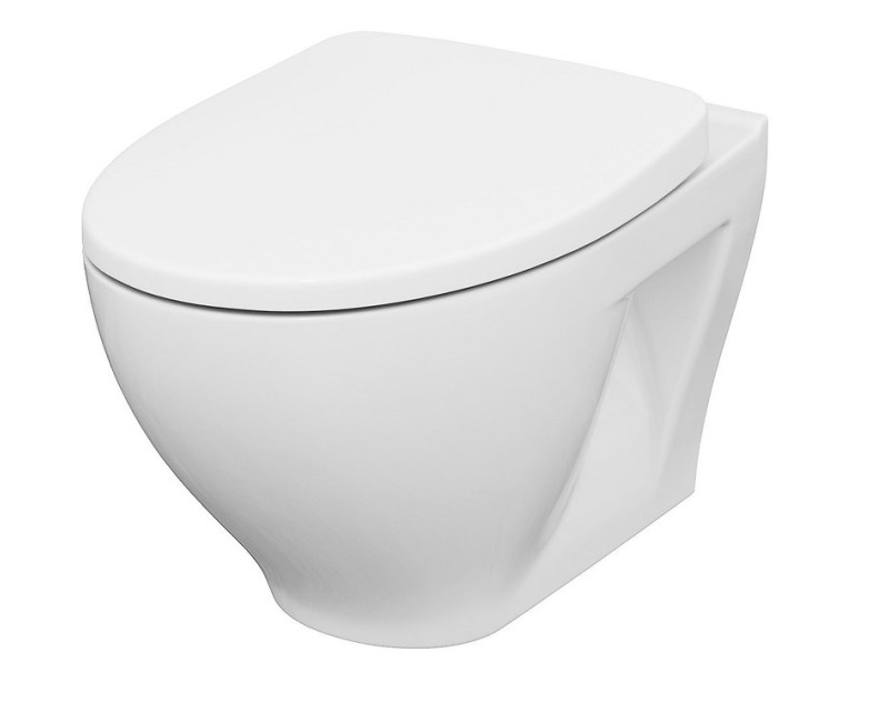 Piekaramais tualetes pods CERSANIT MODUO  Rimfree ar duroplast Soft Close vāku, K701-147