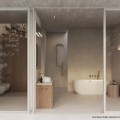 Смеситель для ванны Denate Silia на ванне, матовое золото BQS_R18P