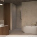 Смеситель для ванны Denate Silia на ванне, матовое золото BQS_R18P