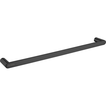 Dvieļu turētājs Deante Round, 60 cm melns ADR_N621