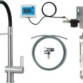Virtuves izlietnes maisītājs Deante Magnetic ar  filtrācijas komplektu, elastīgu izteku, matēts metāls BRMFF75M