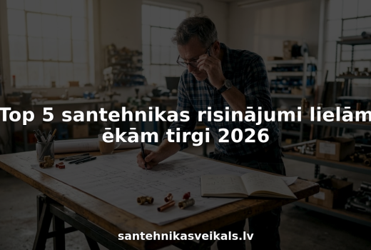 Top 5 santehnikas risinājumi lielām ēkām tirgi 2026