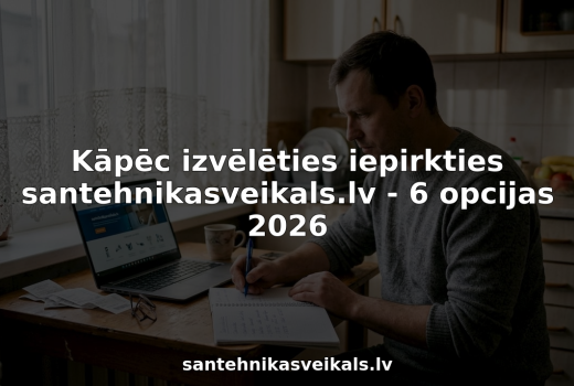 Kāpēc izvēlēties iepirkties santehnikasveikals.lv - 6 opcijas 2026